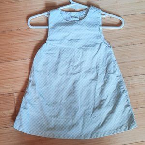 Pottery Barn Kids Green Plaid Dress (12m)
